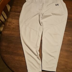 Under Armour White Baseball Pants